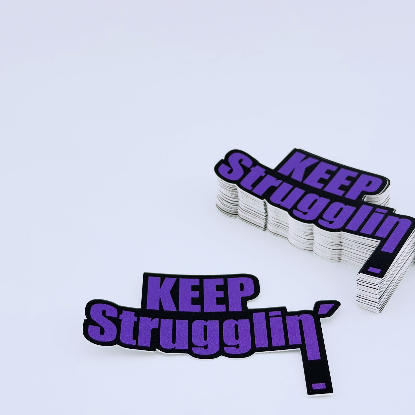 KEEP Strugglin' Purple Belt sticker